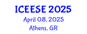 International Conference on Electrical, Electronics and Systems Engineering (ICEESE) April 08, 2025 - Athens, Greece