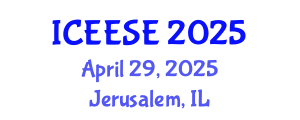 International Conference on Electrical, Electronics and Systems Engineering (ICEESE) April 29, 2025 - Jerusalem, Israel
