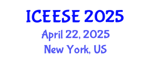International Conference on Electrical, Electronics and Systems Engineering (ICEESE) April 22, 2025 - New York, United States