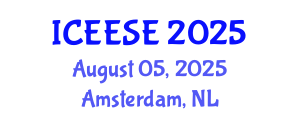 International Conference on Electrical, Electronics and Systems Engineering (ICEESE) August 05, 2025 - Amsterdam, Netherlands