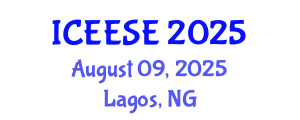 International Conference on Electrical, Electronics and Systems Engineering (ICEESE) August 09, 2025 - Lagos, Nigeria