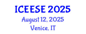 International Conference on Electrical, Electronics and Systems Engineering (ICEESE) August 12, 2025 - Venice, Italy
