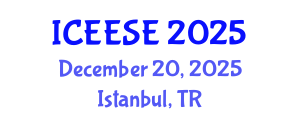 International Conference on Electrical, Electronics and Systems Engineering (ICEESE) December 20, 2025 - Istanbul, Turkey