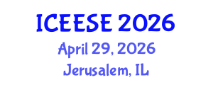 International Conference on Electrical, Electronics and Systems Engineering (ICEESE) April 29, 2026 - Jerusalem, Israel