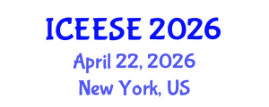 International Conference on Electrical, Electronics and Systems Engineering (ICEESE) April 22, 2026 - New York, United States