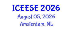 International Conference on Electrical, Electronics and Systems Engineering (ICEESE) August 05, 2026 - Amsterdam, Netherlands