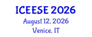 International Conference on Electrical, Electronics and Systems Engineering (ICEESE) August 12, 2026 - Venice, Italy