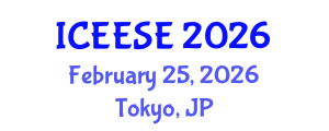 International Conference on Electrical, Electronics and Systems Engineering (ICEESE) February 25, 2026 - Tokyo, Japan