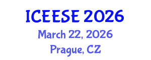 International Conference on Electrical, Electronics and Systems Engineering (ICEESE) March 22, 2026 - Prague, Czechia