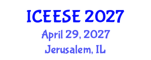 International Conference on Electrical, Electronics and Systems Engineering (ICEESE) April 29, 2027 - Jerusalem, Israel International Conference on Electrical, Electronics and Systems Engineering (ICEESE) April 29, 2027 - Jerusalem, Israel