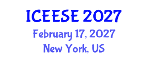 International Conference on Electrical, Electronics and Systems Engineering (ICEESE) February 17, 2027 - New York, United States International Conference on Electrical, Electronics and Systems Engineering (ICEESE) February 17, 2027 - New York, United States