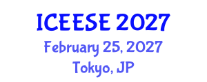 International Conference on Electrical, Electronics and Systems Engineering (ICEESE) February 25, 2027 - Tokyo, Japan International Conference on Electrical, Electronics and Systems Engineering (ICEESE) February 25, 2027 - Tokyo, Japan