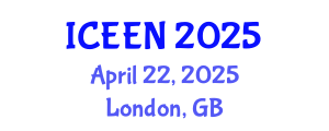 International Conference on Electrical Energy and Networks (ICEEN) April 22, 2025 - London, United Kingdom