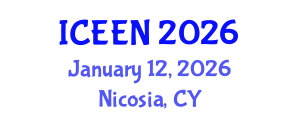 International Conference on Electrical Energy and Networks (ICEEN) January 12, 2026 - Nicosia, Cyprus International Conference on Electrical Energy and Networks (ICEEN) January 12, 2026 - Nicosia, Cyprus
