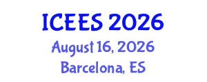 International Conference on Electrical Energy Systems (ICEES) August 16, 2026 - Barcelona, Spain