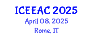 International Conference on Electrical Engineering and Automation Control (ICEEAC) April 08, 2025 - Rome, Italy