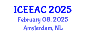 International Conference on Electrical Engineering and Automation Control (ICEEAC) February 08, 2025 - Amsterdam, Netherlands