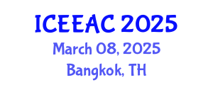 International Conference on Electrical Engineering and Automation Control (ICEEAC) March 08, 2025 - Bangkok, Thailand