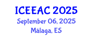 International Conference on Electrical Engineering and Automation Control (ICEEAC) September 06, 2025 - Málaga, Spain