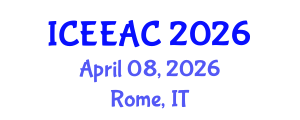 International Conference on Electrical Engineering and Automation Control (ICEEAC) April 08, 2026 - Rome, Italy