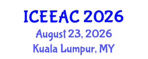 International Conference on Electrical Engineering and Automation Control (ICEEAC) August 23, 2026 - Kuala Lumpur, Malaysia