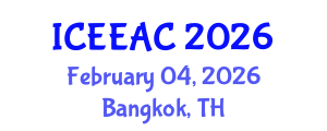 International Conference on Electrical Engineering and Automation Control (ICEEAC) February 04, 2026 - Bangkok, Thailand