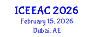 International Conference on Electrical Engineering and Automation Control (ICEEAC) February 15, 2026 - Dubai, United Arab Emirates