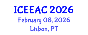 International Conference on Electrical Engineering and Automation Control (ICEEAC) February 08, 2026 - Lisbon, Portugal
