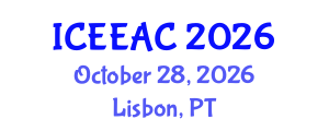 International Conference on Electrical Engineering and Automation Control (ICEEAC) October 28, 2026 - Lisbon, Portugal