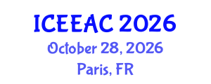 International Conference on Electrical Engineering and Automation Control (ICEEAC) October 28, 2026 - Paris, France