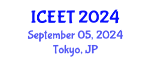 International Conference on Electrical Engineering and Technology (ICEET) September 05, 2024 - Tokyo, Japan