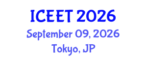 International Conference on Electrical Engineering and Technology (ICEET) September 09, 2026 - Tokyo, Japan