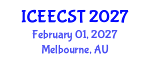 International Conference on Electrical Engineering, Computer Science and Technology (ICEECST) February 01, 2027 - Melbourne, Australia International Conference on Electrical Engineering, Computer Science and Technology (ICEECST) February 01, 2027 - Melbourne, Australia
