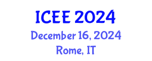 International Conference on Electrical Engineering (ICEE) December 16, 2024 - Rome, Italy