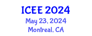 International Conference on Electrical Engineering (ICEE) May 23, 2024 - Montreal, Canada