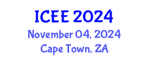 International Conference on Electrical Engineering (ICEE) November 04, 2024 - Cape Town, South Africa