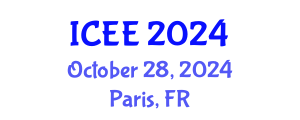 International Conference on Electrical Engineering (ICEE) October 28, 2024 - Paris, France