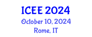 International Conference on Electrical Engineering (ICEE) October 10, 2024 - Rome, Italy