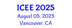 International Conference on Electrical Engineering (ICEE) August 05, 2025 - Vancouver, Canada