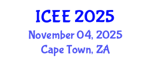 International Conference on Electrical Engineering (ICEE) November 04, 2025 - Cape Town, South Africa