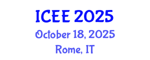 International Conference on Electrical Engineering (ICEE) October 18, 2025 - Rome, Italy