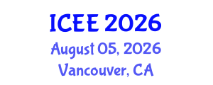 International Conference on Electrical Engineering (ICEE) August 05, 2026 - Vancouver, Canada