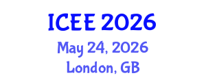 International Conference on Electrical Engineering (ICEE) May 24, 2026 - London, United Kingdom