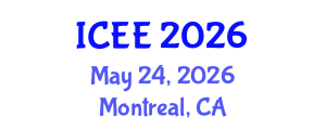 International Conference on Electrical Engineering (ICEE) May 24, 2026 - Montreal, Canada