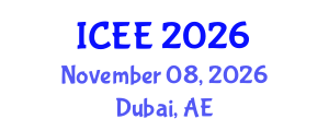 International Conference on Electrical Engineering (ICEE) November 08, 2026 - Dubai, United Arab Emirates