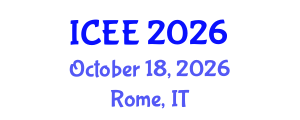 International Conference on Electrical Engineering (ICEE) October 18, 2026 - Rome, Italy