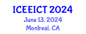 International Conference on Electrical Engineering, Information and Communication Technology (ICEEICT) June 13, 2024 - Montreal, Canada