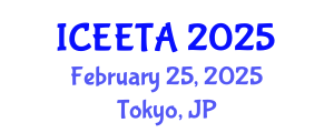 International Conference on Electrical Engineering: Theory and Application (ICEETA) February 25, 2025 - Tokyo, Japan
