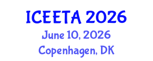 International Conference on Electrical Engineering: Theory and Application (ICEETA) June 10, 2026 - Copenhagen, Denmark