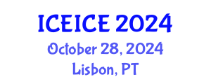 International Conference on Electrical, Instrumentation and Control Engineering (ICEICE) October 28, 2024 - Lisbon, Portugal